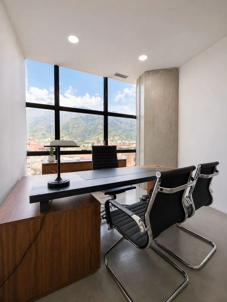 Oficina privada de VEXSTON con vista al cerro El Ávila